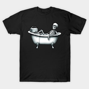 Hot Tub Skeleton | T Shirt Design T-Shirt